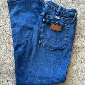 Wrangler Blue Straight Jeans Classic Fit